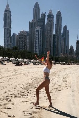Amanda Anisimova beach bikini