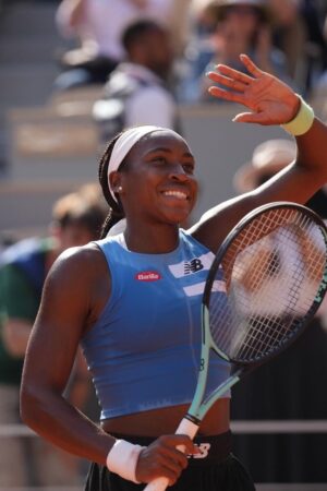 Coco Gauff hot tennis