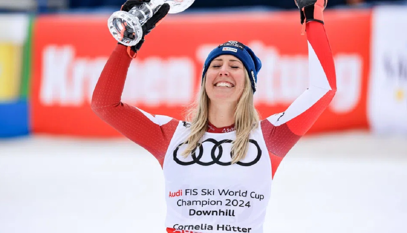 Cornelia Hutter downhill winner