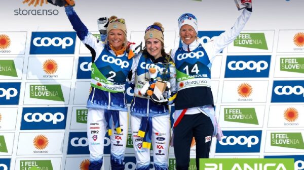 Ebba Andersson top 3 skiatlon