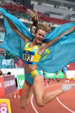 Kazakhstani athlete Nadezhda Dubovitskaya