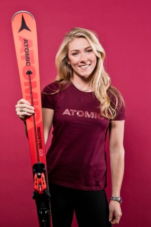 Mikaela Shiffrin skiing girl