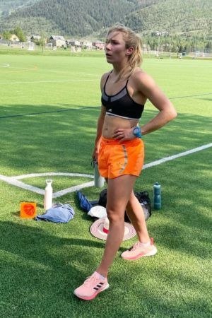 Mikaela Shiffrin sports girl training