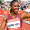 Shelly-Ann Fraser-Pryce sprint