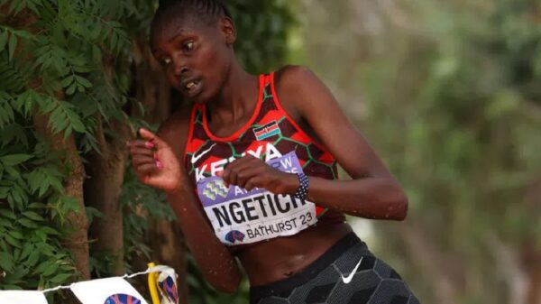 Agnes Jebet Ngetich running