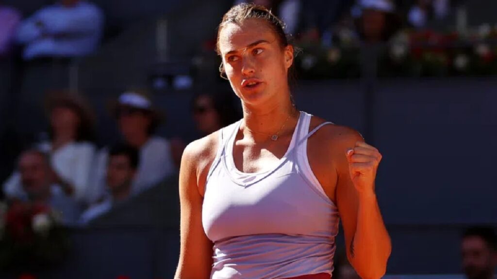 Aryna Sabalenka qualified for the final of the WTA 1000 Madrid Open