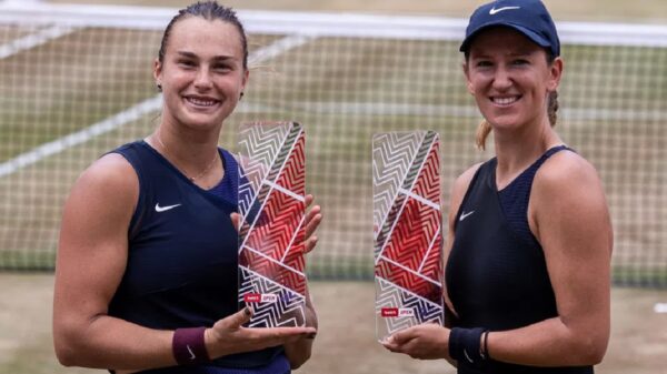 Aryna Sabalenka and Victoria Azarenka