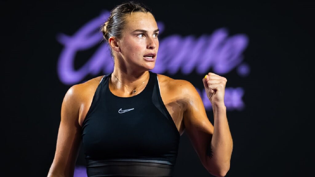 Aryna Sabalenka advanced to the semi-finals of the WTA Finals in Cancun