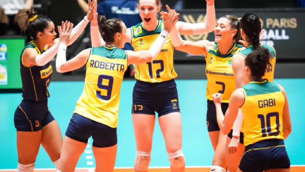 Brazil women's volleyball team qualified for the Paris 2024 Olympics