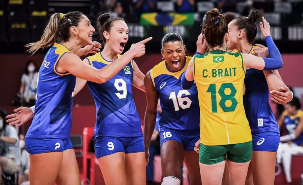 Brazil continue undefeated at the women’s volleyball tournament at the Tokyo 2020 Games Femi