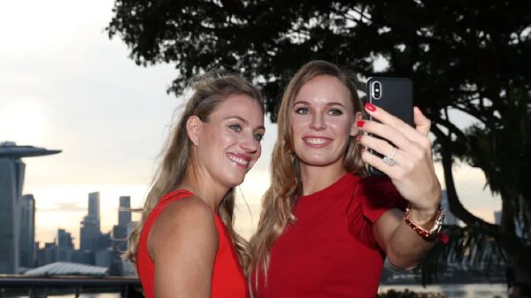 Caroline Wozniacki and Angelique Kerber