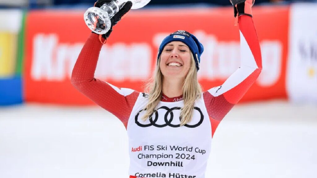 Cornelia Hutter downhill winner