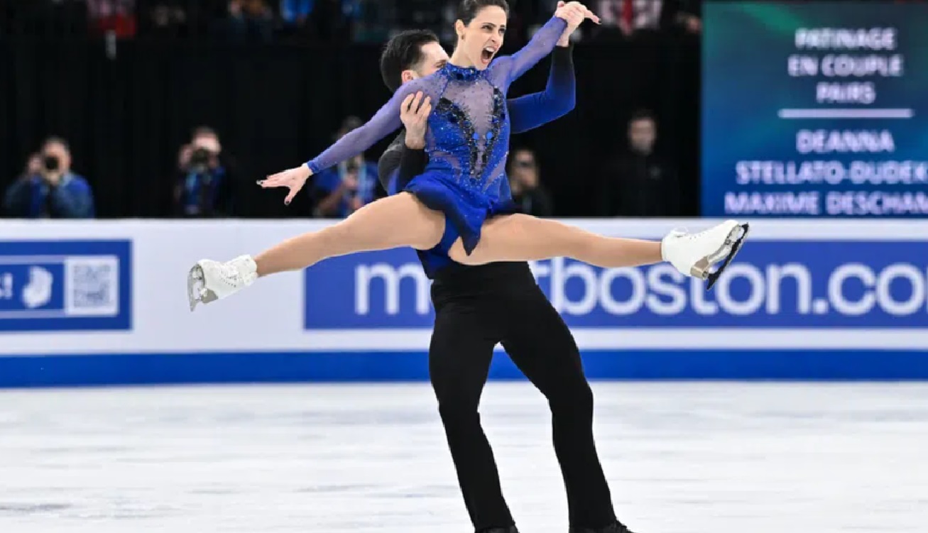 Deanna Stellato-Dudek and Maxime Deschamps