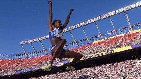 Fiona May long jump