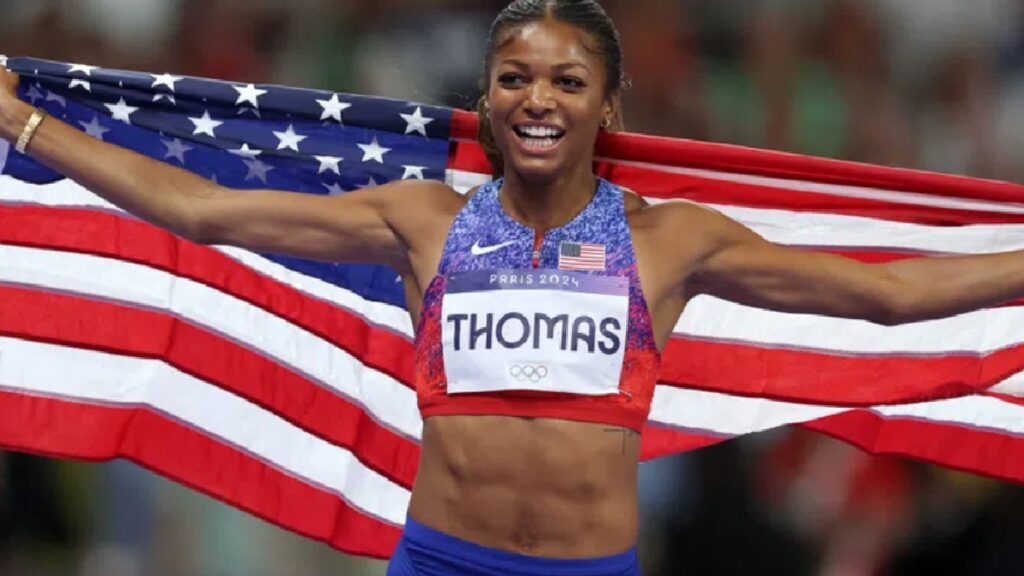 Gabrielle Thomas won the women