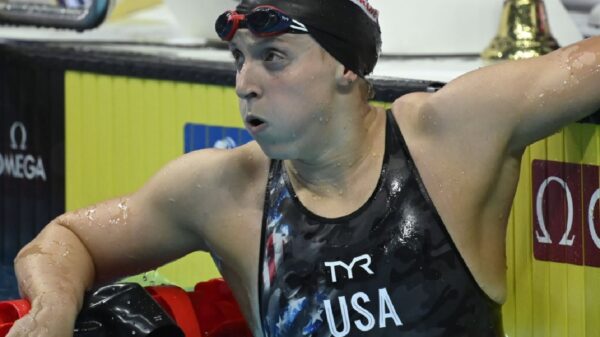 Kathleen Ledecky swimming