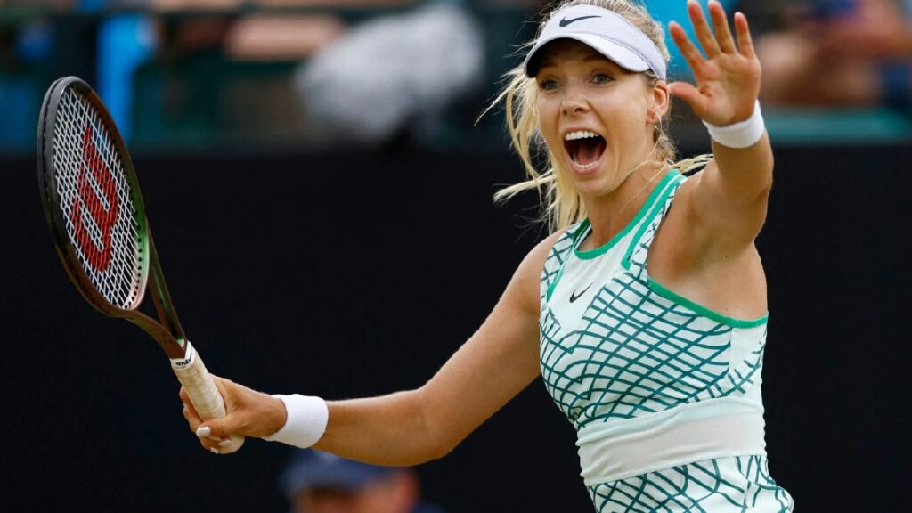 Katie Boulter won the title at the WTA 250 Rothesay Open Nottingham
