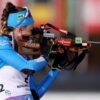 Lisa Vittozzi biathlon win