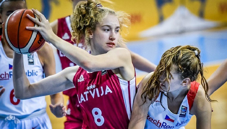 Luize Sila latvia basketball