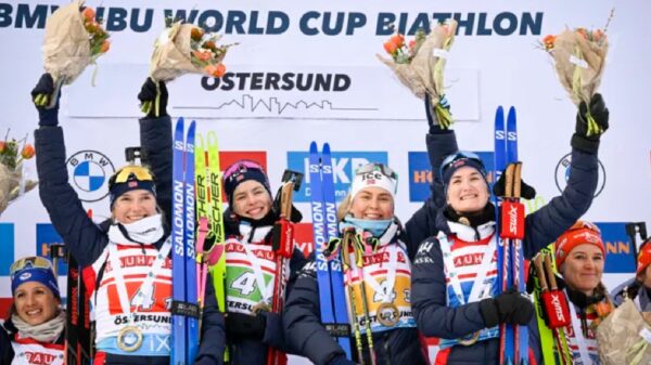 Norway biathlon women relay