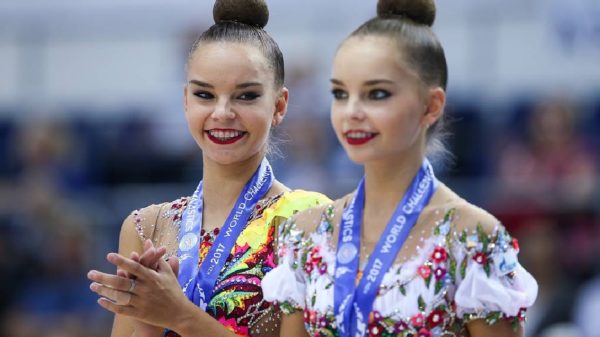 Russian national rhythmic gymnastics Averina sisters