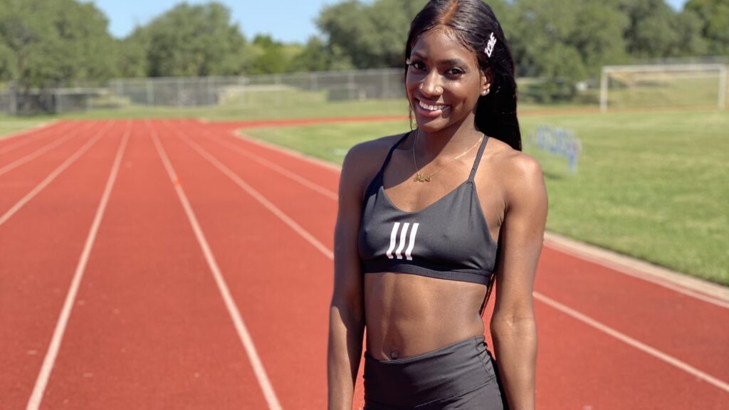 Jamaican athlete Shiann Salmon Femi Sports