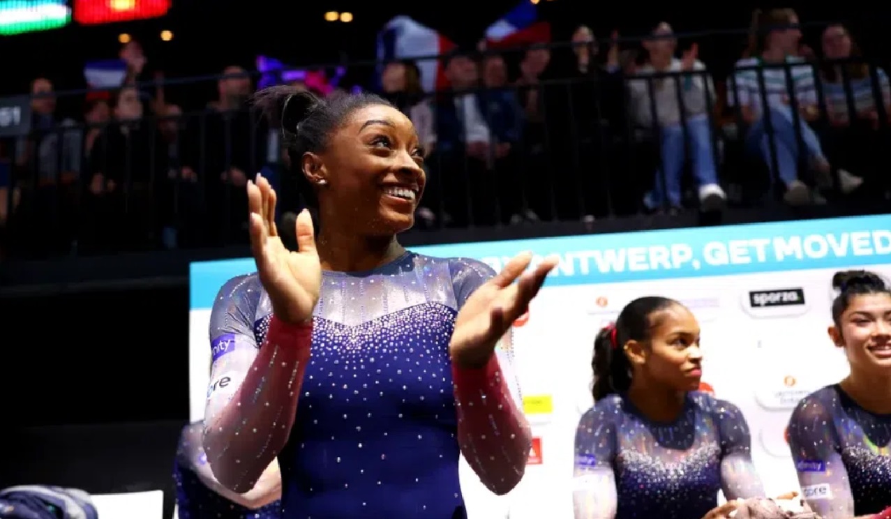 Simone Biles 20 world gold gymnastics