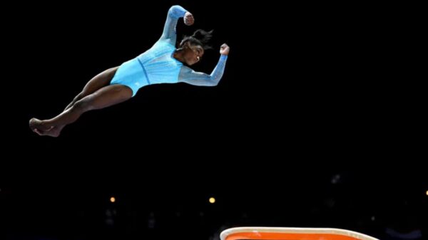 Simone Biles vault move